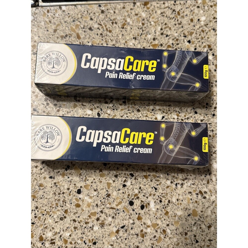 Capsacare Pain Relief Cream 100 G New Pack Of 2